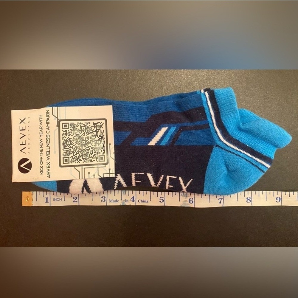Aevex‎ Aerospace Corporation Blue One Size Socks